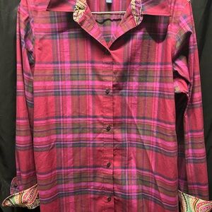 Chaps Multicolor Plaid Shirt